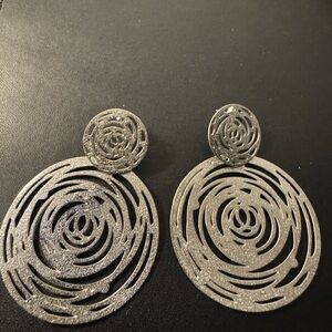 Brand new silver earrings